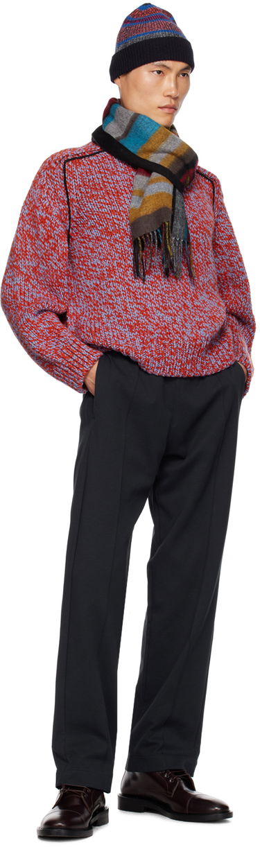 Pleteni pulover Paul Smith Paul Smith Chunky Knit Sweater Rdeča | M1R-296Y-L02175-18, 3