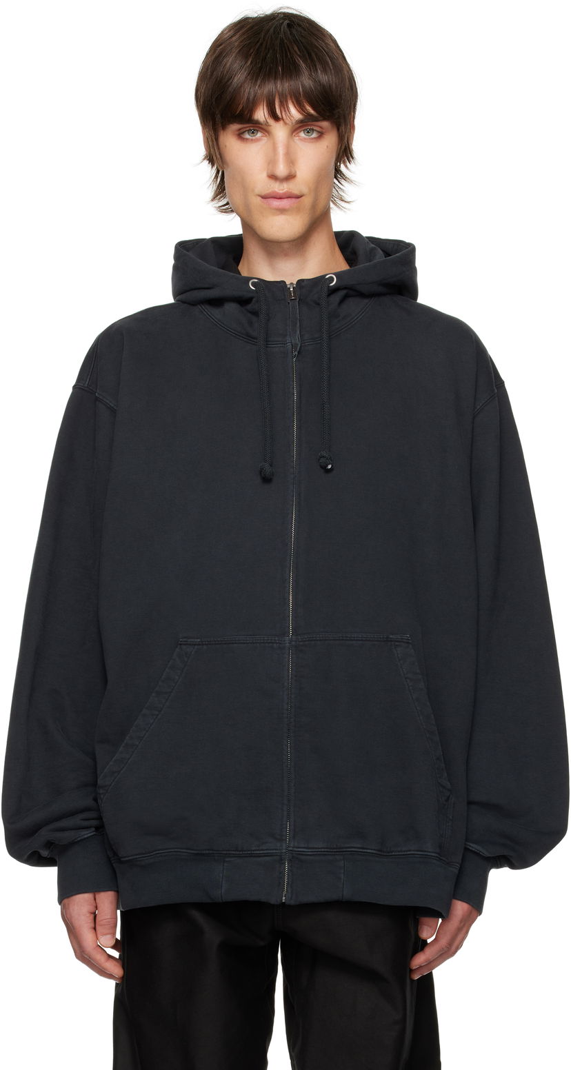 Pulover Maison Margiela Embroidered Logo Hoodie Črna | S50HG0046 S25520