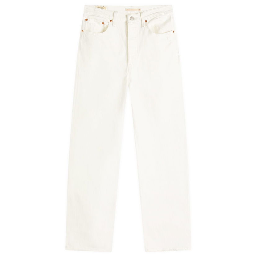 Kavbojke Levi's Women's Ribcage Straight Ankle Jeans Size 26 Bela | 72693-0076