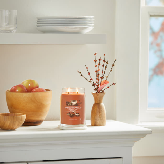 Sveče Yankee Candle Large Jar Candle Cinnamon Stick 2 Wicks Oranžna | 40375, 1