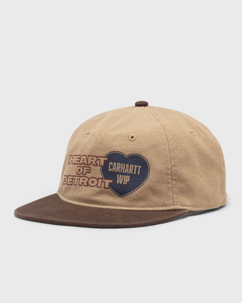 Kapa Carhartt WIP Heart of Detroit Baseball Cap Bež | I035248-07E.XX