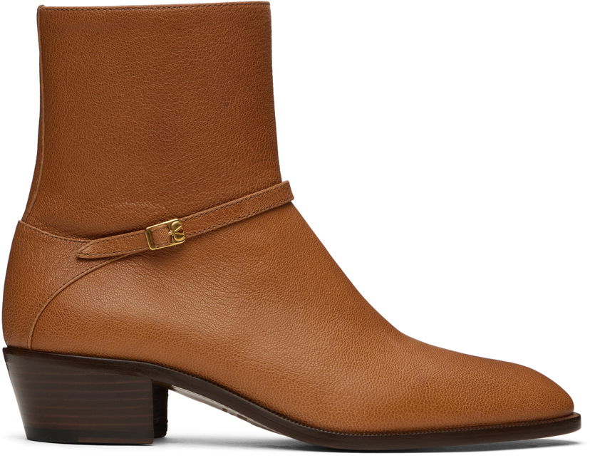 Nega čevljev Valentino Valentino Garavani Pat Ankle Boots Rjava | 6Y2S0J27DQX