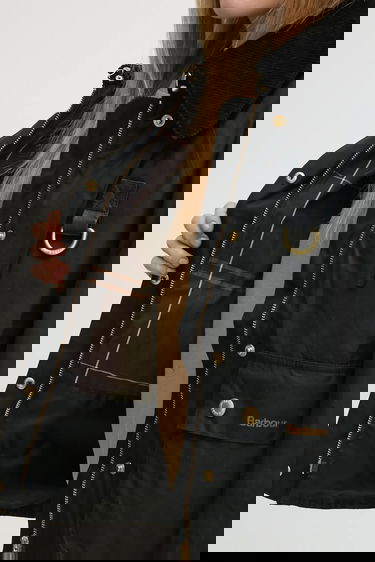 Jakna Barbour Barbour Reighton Wax Oversize Jacket Črna | LWX1397, 7