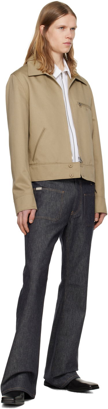 Jakna Courrèges Courrèges Zipped Jacket Bež | 125CBL251PL0178, 3