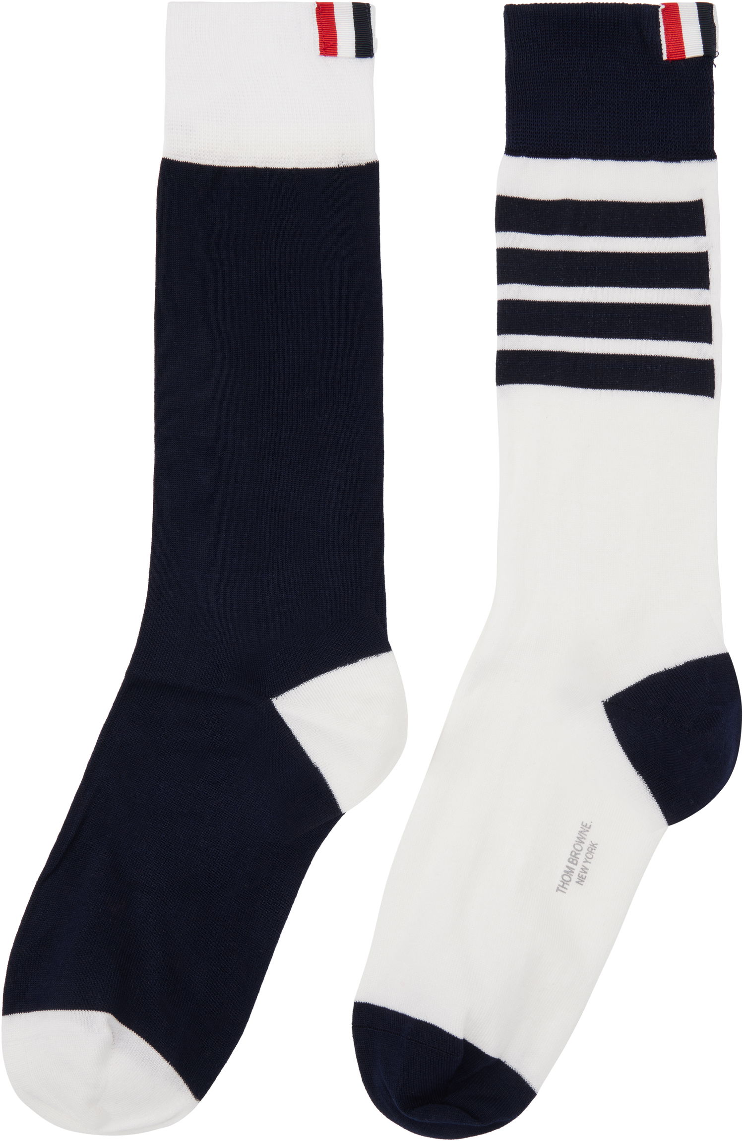 Nogavice Thom Browne Thom Browne Funmix 4-Bar Mid Calf Socks Večbarvna | FAS228F-Y3012, 1