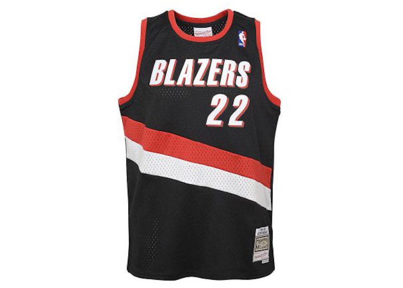 Dres Mitchell & Ness Mitchell & Ness Portland Trail Blazers Clyde Drexler 1991-92 Swingman Jersey Črna | 9N2B7BRD0-TRACD-Y91