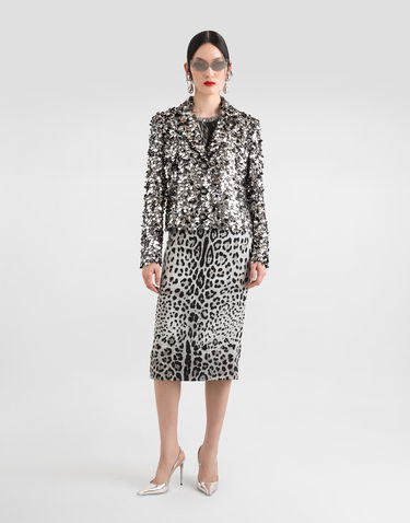 Jakna Dolce & Gabbana Short Sequin Embellished Jacket Kovinski | F27DHTFLSJ8S0998, 1