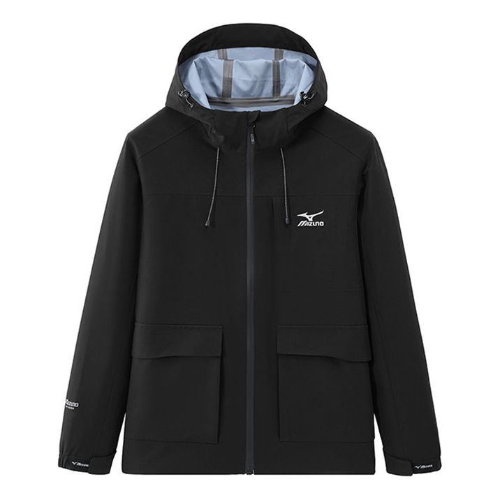 Vetrovka Mizuno Outdoor Hooded Jacket Črna | A2CE3108