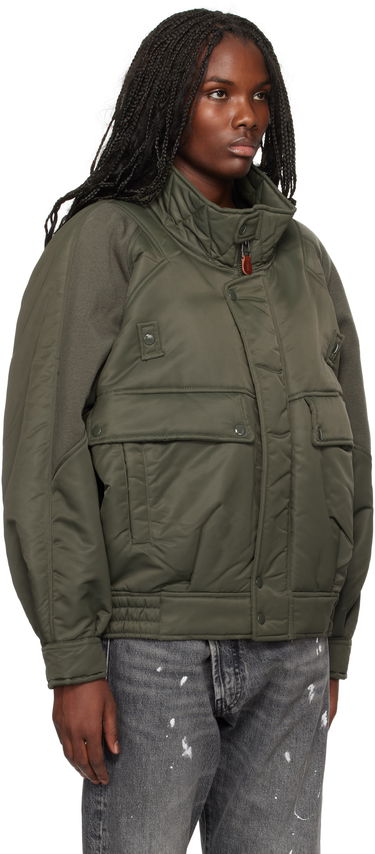 Bomber jakna R13 R13 Ribbed Flight Bomber Jacket Zelena | R13WR329 R436A, 1