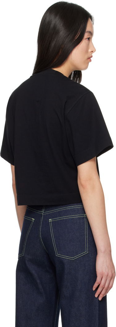 Krop-top Off-White Off-White Jewel Mini Arrow Crop T-Shirt Črna | OWAA090S25JER0021072, 2