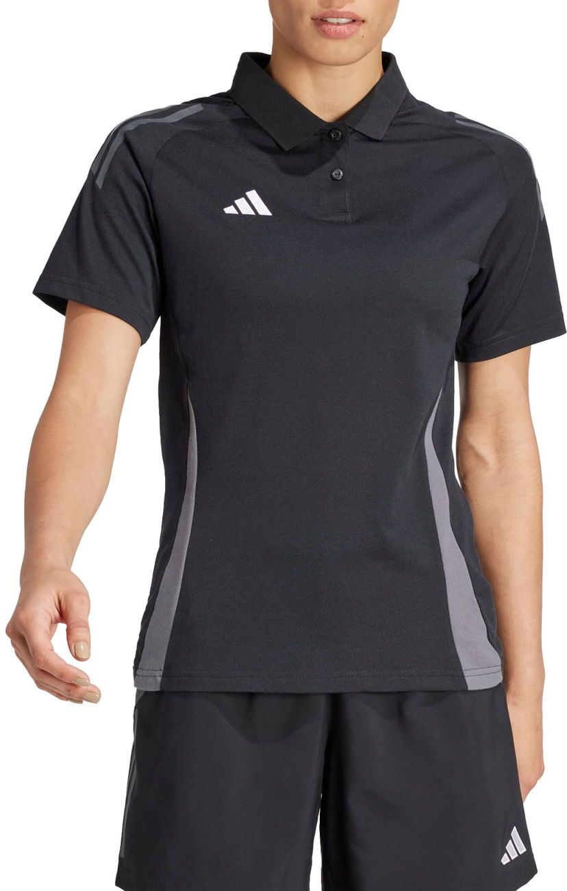 Polo majica adidas Originals adidas TIRO24 C POLO W Črna | ip1873