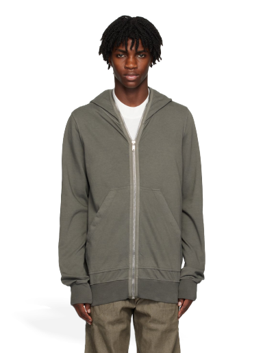 Pulover Rick Owens DRKSHDW Garment-Dyed Hoodie Siva | DU02C5291 RIG