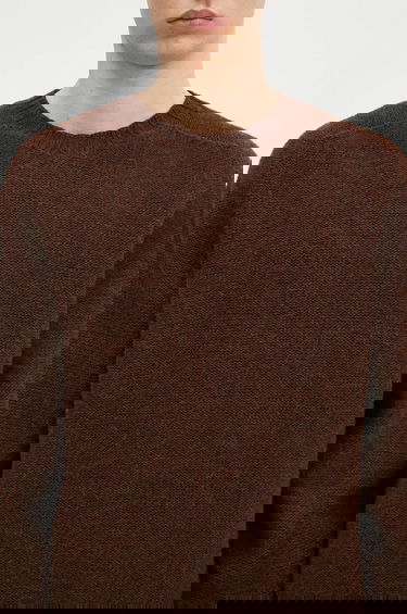 Pleteni pulover Universal Works Universal Works Lightweight Wool Sweater Rjava | 31760.COFFEE, 3