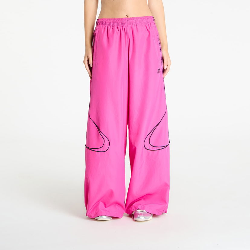 Hlače adidas Originals Teamgeist Adicolor Oversized Woven Track Pants Roza | JV7481
