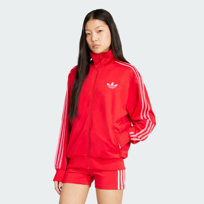 Trenirka adidas Performance Adicolor Classic Firebird Loose Track Jacket Rdeča | JW3665