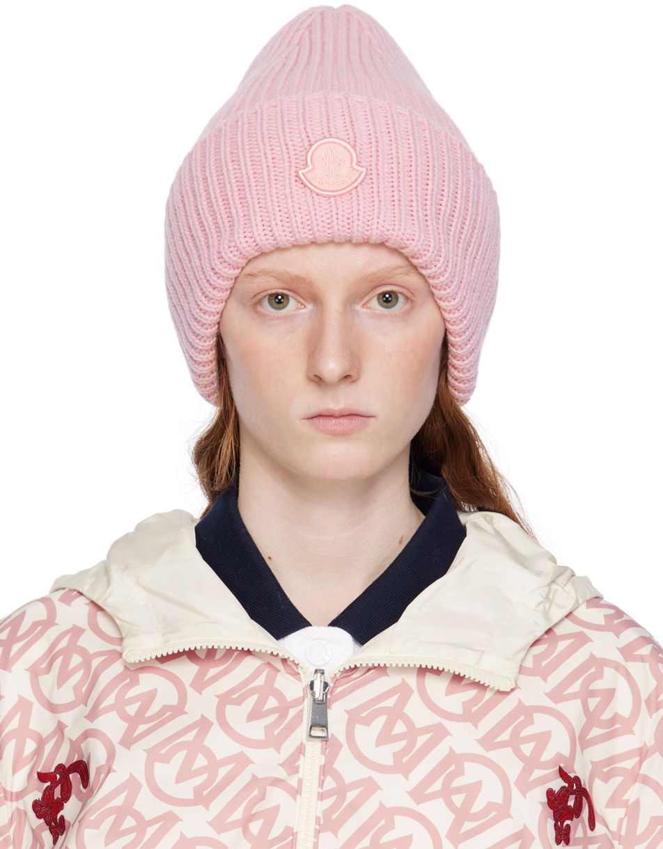 Beanie Moncler Logo Roza | I20933B00001M1241, 0