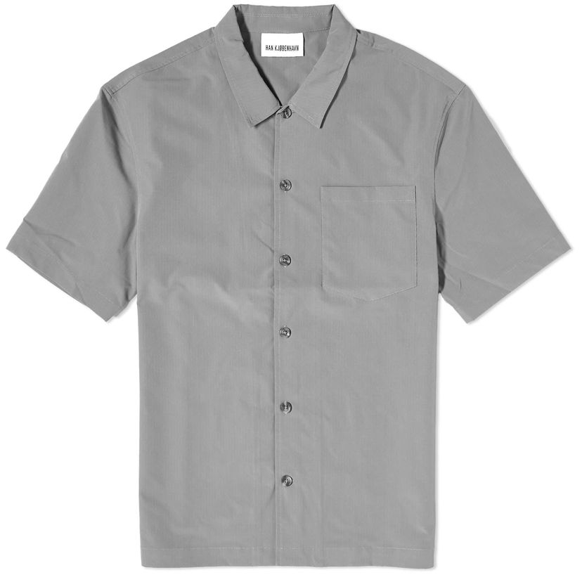 Srajce Han Kjøbenhavn Han Kjobenhavn Ripstop Vacation Shirt Siva | M-132992-DGY