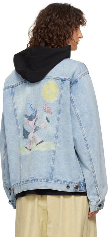 Jakna We11done We11done Monster Pony Denim Jacket Modra | WD-DJ3-24-317-U-BL, 2