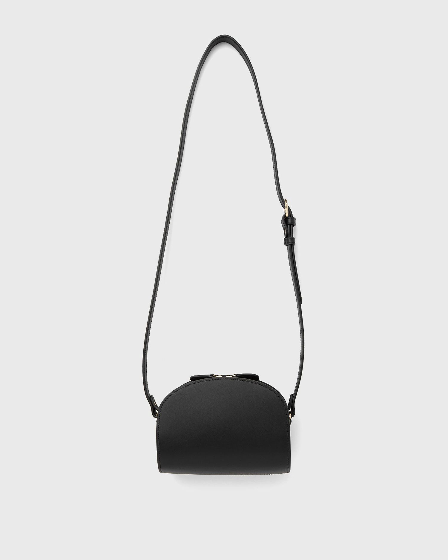 Torba za čez ramo A.P.C. Demi Lune Mini Shoulder Bag Črna | PXAWV-F61392-LZZ, 1