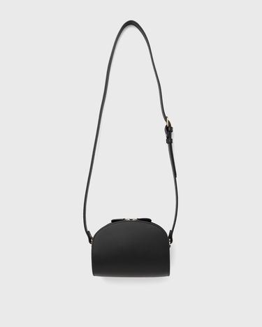 Torba za čez ramo A.P.C. Demi Lune Mini Shoulder Bag Črna | PXAWV-F61392-LZZ, 1