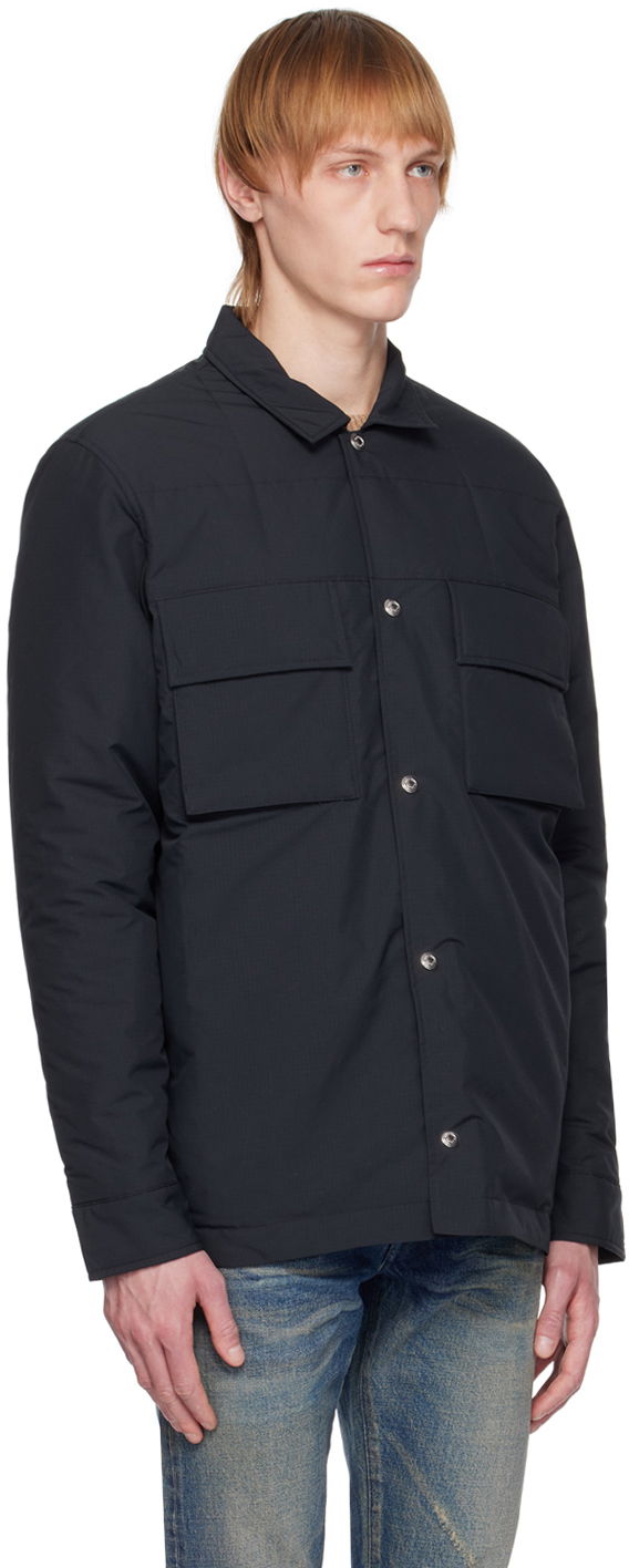 Srajce Paul Smith Paul Smith Wadded Overshirt Črna | M1R-631X-J01777, 1
