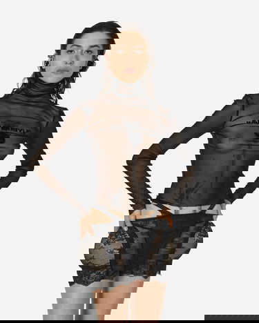 Krila Jean Paul Gaultier Shayne Oliver Turtleneck Top Črna | TO187I-T001 0000, 0