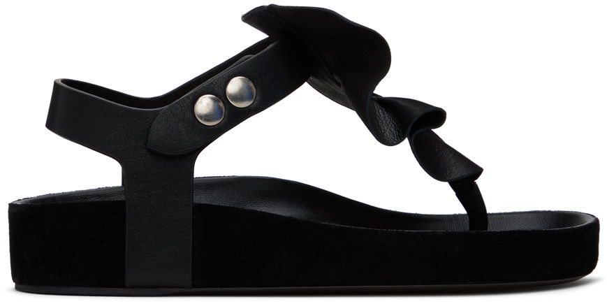 Modni dodatki ISABEL MARANT Isabel Marant Isela Platform Sandals Črna | 24ESD0174FA-B2B07S, 0