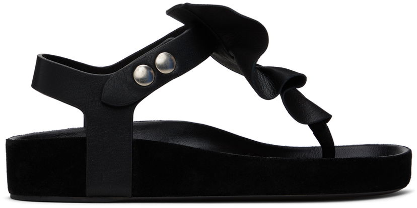 Modni dodatki ISABEL MARANT Isabel Marant Isela Platform Sandals Črna | 24ESD0174FA-B2B07S