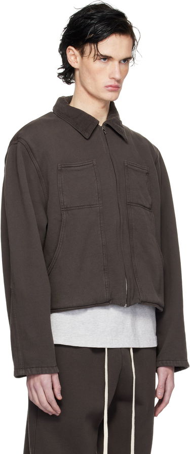 Pulover LES TIEN Utility Cropped Jacket Siva | CF-1097, 1