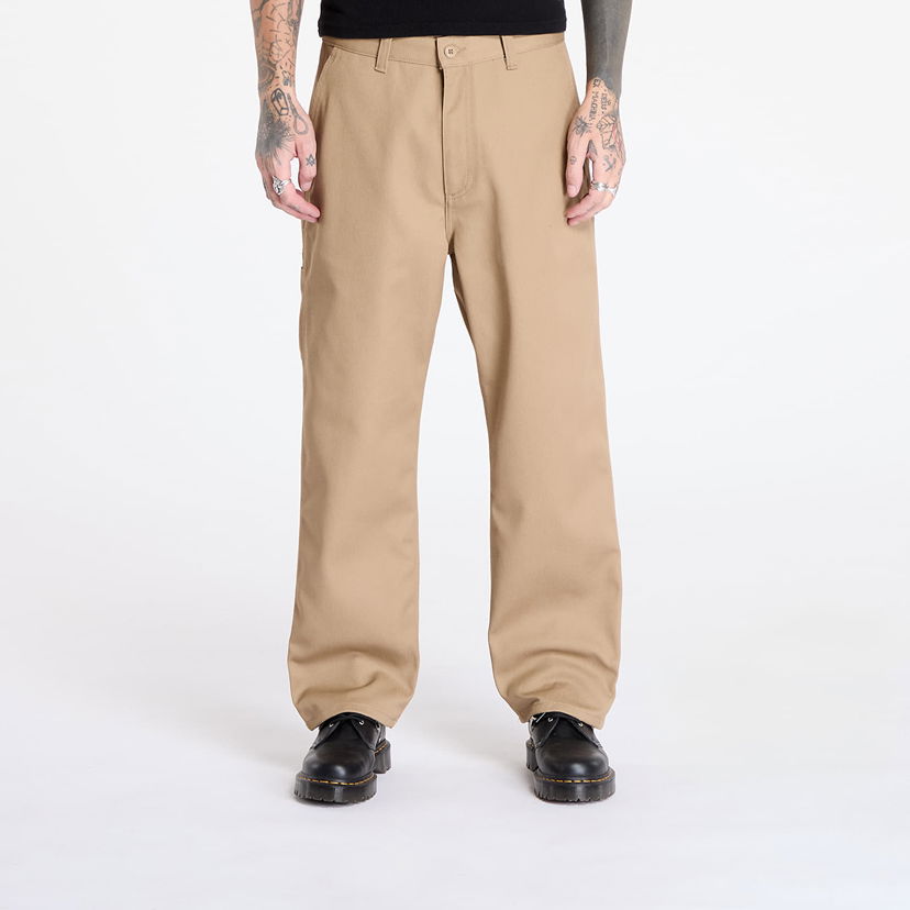 Hlače Carhartt WIP Pants Midland Single Knee Pant Leather Rigid L Bež | I033753.8Y01
