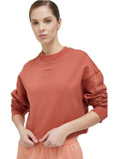 Pulover New Balance Crewneck Sweatshirt Rdeča | WT23555MHY
