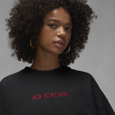 Pulover Jordan Wordmark x Crew Črna | DV6469-010, 2