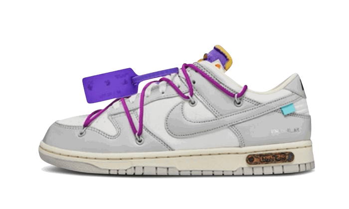 Superge in čevlji Nike Off-White x Dunk Low ''Lot 28 of 50'' Bela | DM1602-111, 0