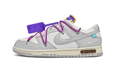 Superge in čevlji Nike Off-White x Dunk Low ''Lot 28 of 50'' Bela | DM1602-111, 0