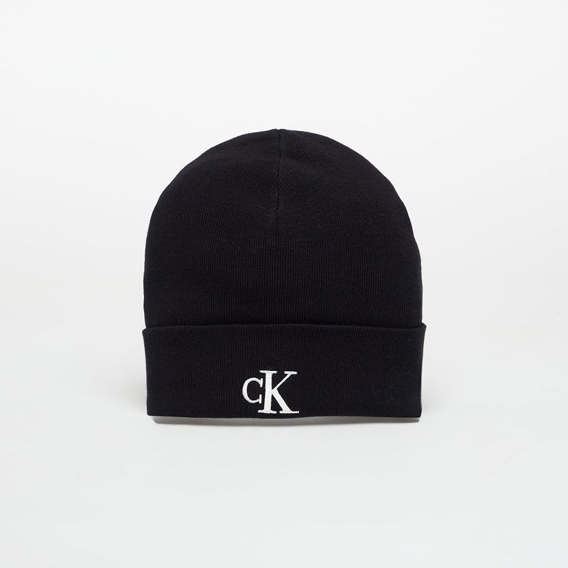 Beanie CALVIN KLEIN Calvin Klein Fine Rib Beanie Črna | LV04D8020G UB1