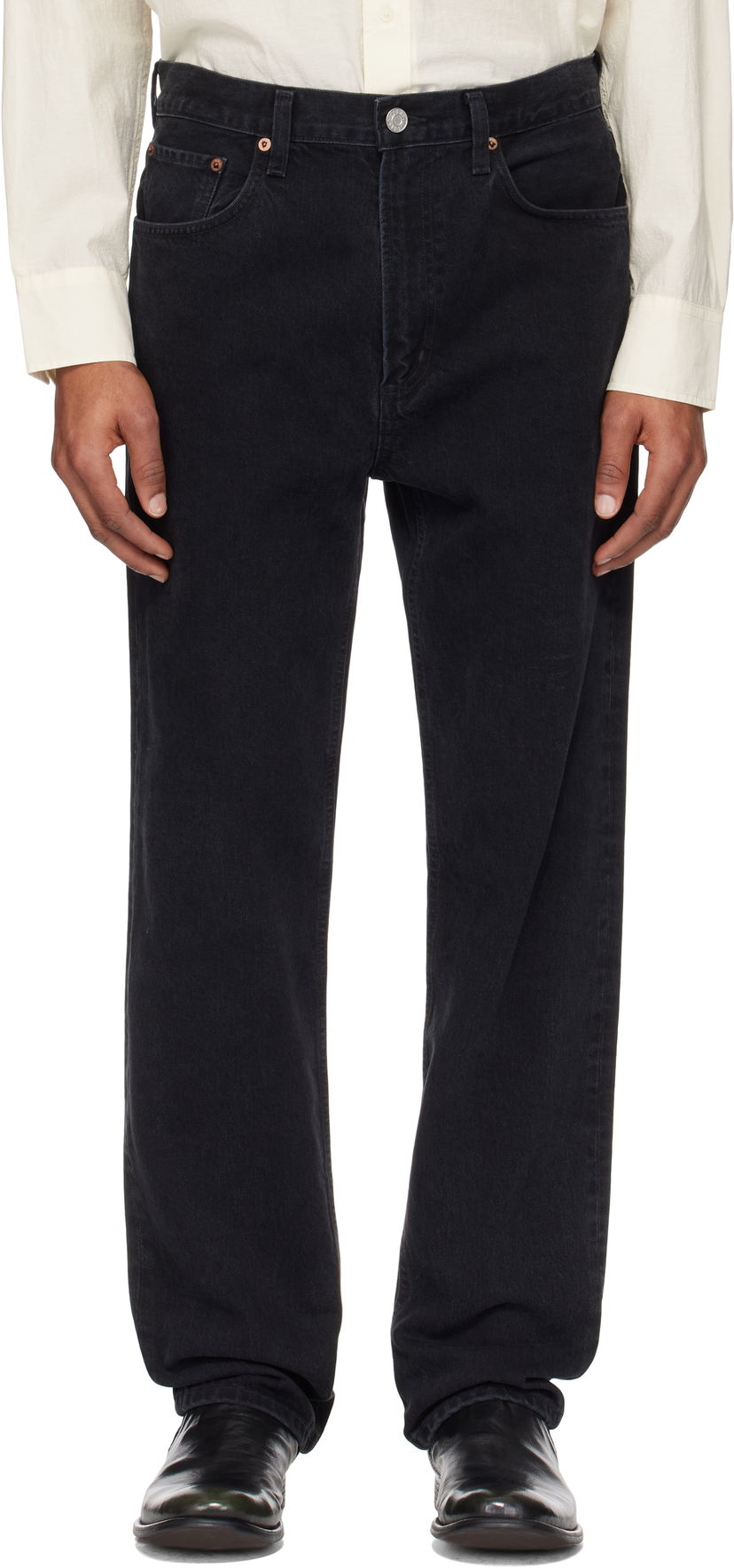 Kavbojke AGOLDE AGOLDE Waldon Jeans Črna | A673-1683