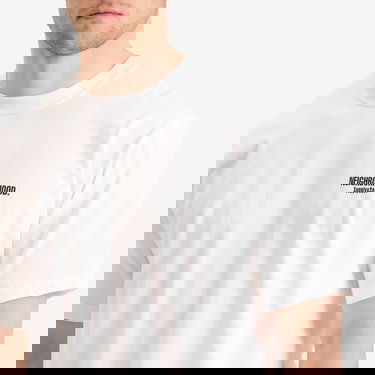 Majica Neighborhood Men's SS-2 T-Shirt, Size Large Bela | 251PCNH-ST02-WHTXBLK, 5