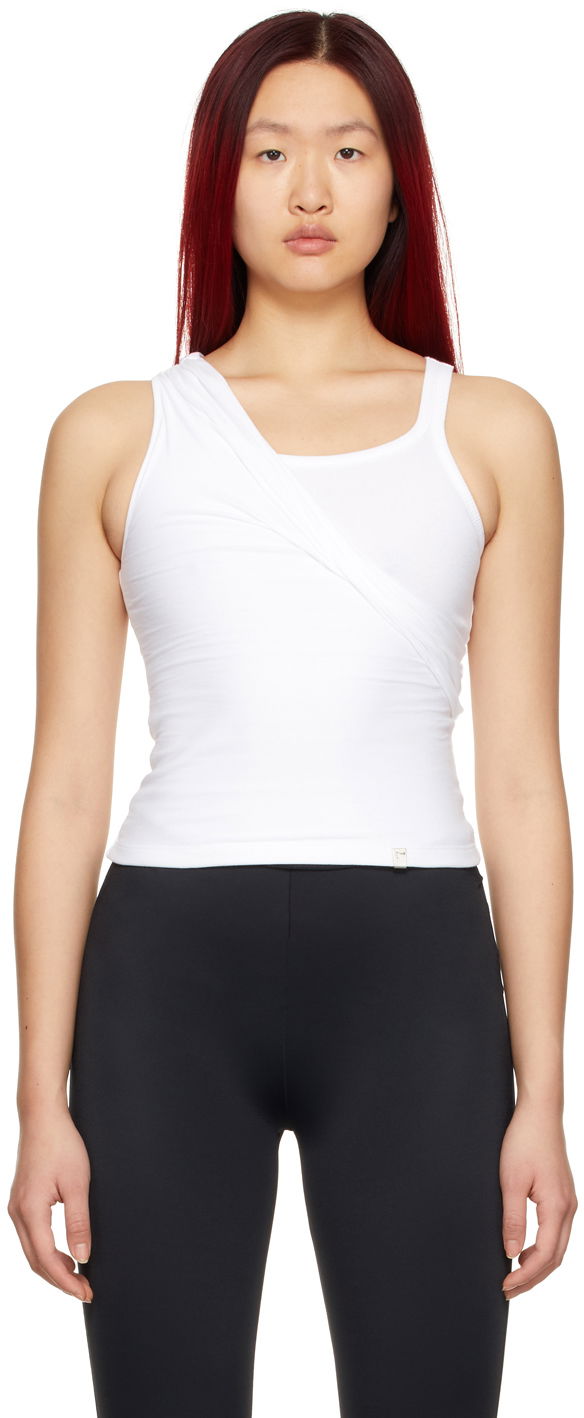 Majica brez rokavov 1017 ALYX 9SM Twist Detail Tank Top Bela | AAWSH0147FA02.S22