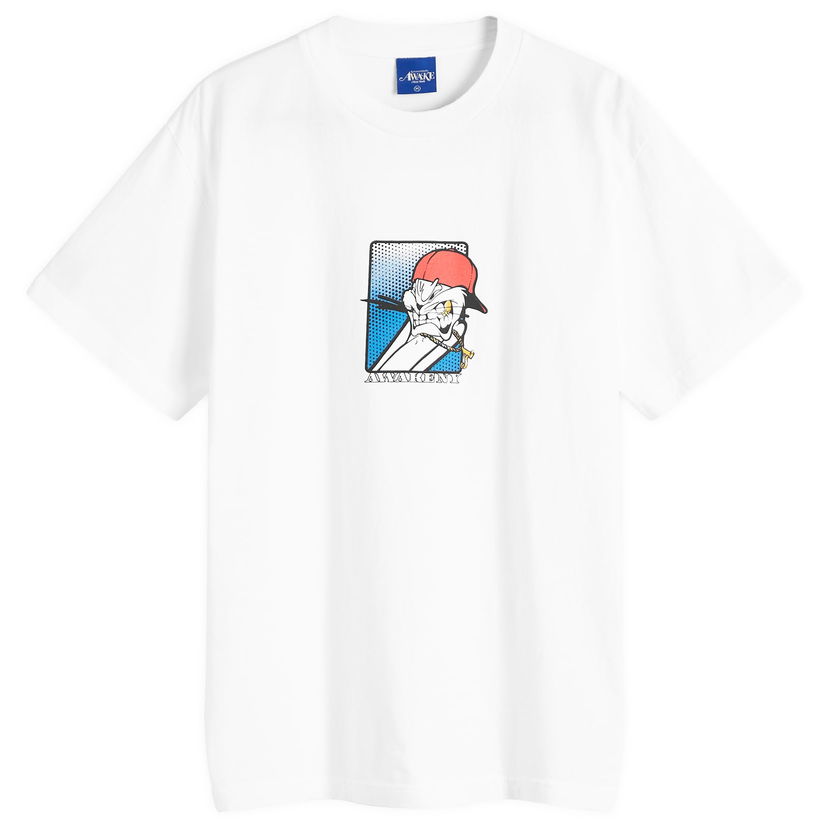 Majica Awake NY Bunny T-Shirt With Print Bela | AWK-FW24-TS305-B-WHT