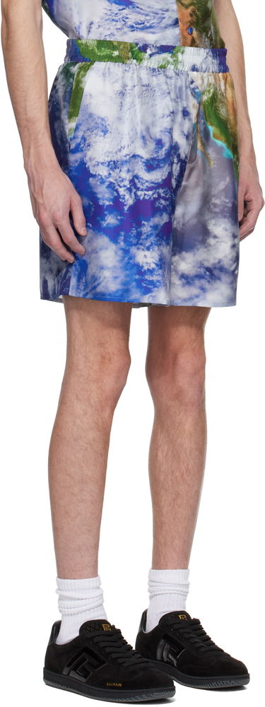 Kratke hlače Balmain Balmain Earth Print Shorts Večbarvna | EH0PA145SE89, 1