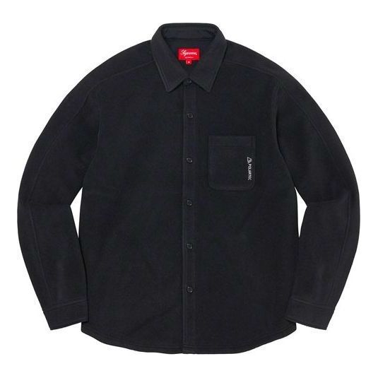 Srajce Supreme Polartec Fleece Button-Up Shirt Črna | SUP-FW21-358, 0