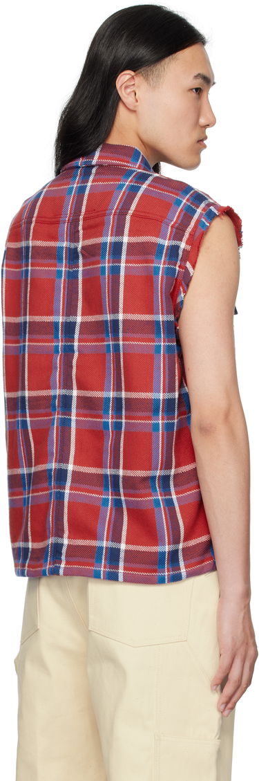 Telovnik Rick Owens Rick Owens DRKSHDW Hollywood Cropped Vest Rdeča | DL01E6298 HCPJP, 2