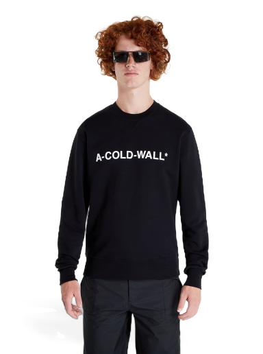Pulover A-COLD-WALL* Essential Logo Crewneck Črna | ACWMW082 Black
