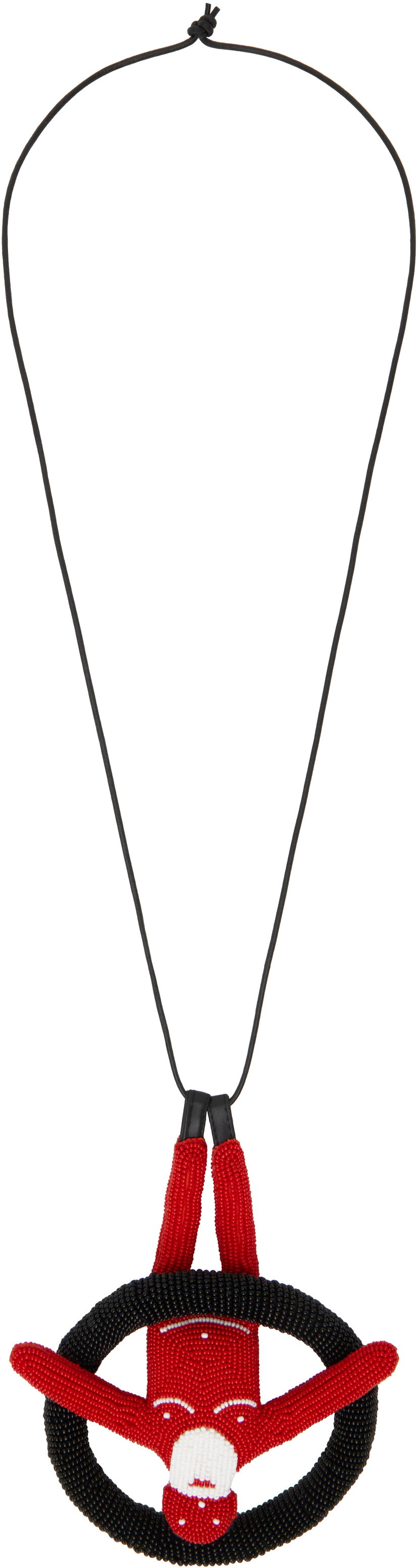 Ogrlica Walter Van Beirendonck Beaded Necklace Rdeča | 9033