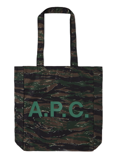 Tote bag A.P.C. Lou Reversible Tote Bag Zelena | COGXE-M61442-JAA