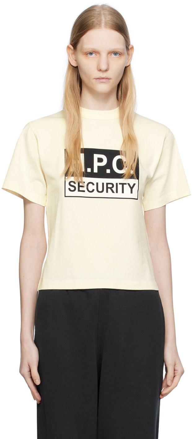 Majica HERON PRESTON 'H.P.C. Security' T-Shirt Bela | HWAA032F23JER0060410, 0