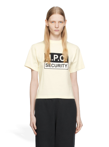 Majica HERON PRESTON 'H.P.C. Security' T-Shirt Bela | HWAA032F23JER0060410