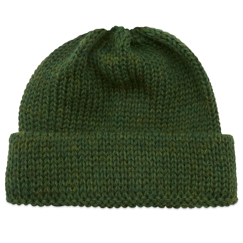 Beanie Universal Works Universal Works Short British Wool Watch Cap Zelena | 33350-GRN