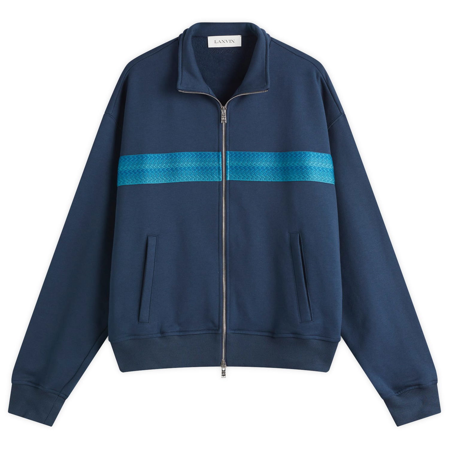 Pulover LANVIN Lanvin Curb Zipped Track Jacket Modra | RM-JA0082-J212-P25-281, 0