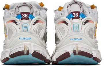 Superge in čevlji Balenciaga Multicolor Runner Sneakers Siva | 772767 W3RMU, 4